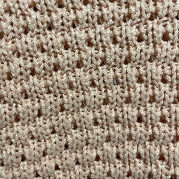 Noisy May Peachy Pink Chunky Knit Turtleneck Sweater Oversized Women’s Small - Picture 4 of 10